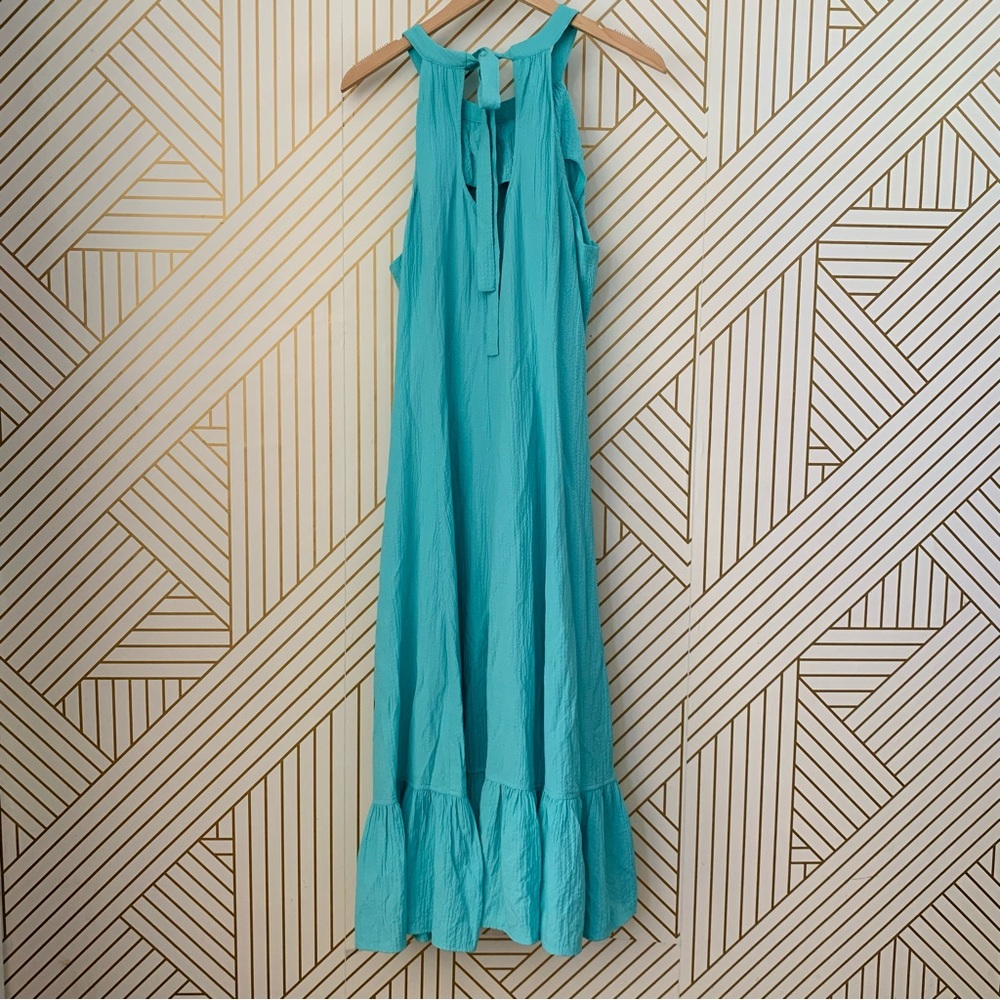Calvin Klein Teal Halter Maxi Dress - Picture 8 of 10